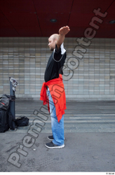 Whole Body Man T poses White Casual Average Standing Street photo references